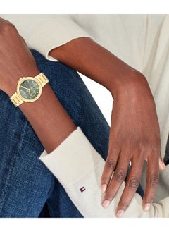 TOMMY HILFIGER TOMMY HILFIGER ROUND ANALOG WOMEN'S GREEN CASE WATCH - 1782755  - Image 4