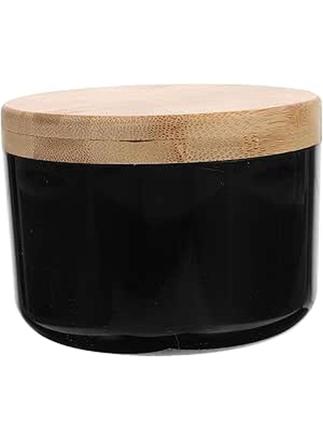 Round Bamboo Lid Ashtray Smoking Tray Retro Decor for Home Office - Image 1