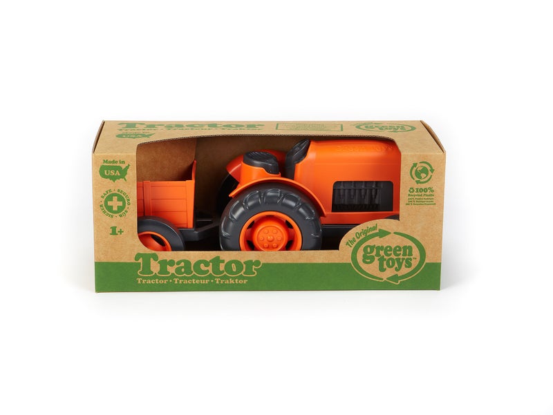 Green Toys Tractor Vehicle, Orange - Image 2
