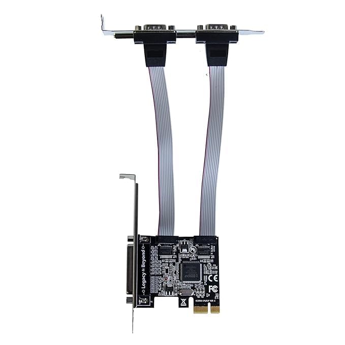 Hexabyte PCI Express Serial & Parallel Port Card – 2 x DB9 RS232 COM Ports + 1 x DB25 LPT1 Parallel Port Adapter for Desktop PCs – High-Speed PCIe Interface Compatible with Windows 11/10/8/7 - Image 4