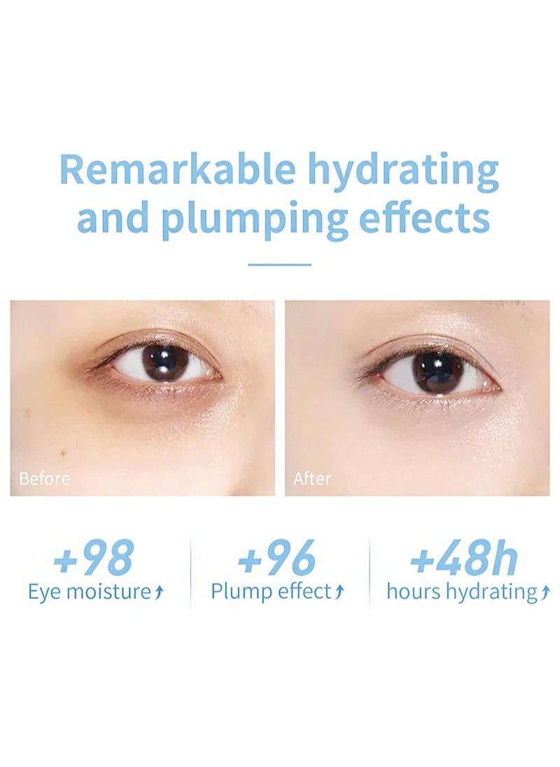 LANBENA - 4D Hydrating Eye Cream，Hydrating & Replumping Eye Cream for Sensitive Dark Circles，Reduces Fine Lines & Crow's Feet，2 Bionic Peptides，Hyaluronic Acid，Algae & Passiflora Incarnata Extract（20ml） - Image 1