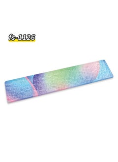 Stone Pattern Acrylic Water Ripple Keyboard Hand Rack Comfortable High Wrist Pad Creative Wrist Rack Multi-Size Dirty Resistance-Colour:360*80*10mm-Pattern:fs1126
