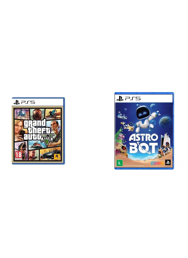ايجي جيمر Grand Theft Auto V (PS5) + ASTRO BOT (PS5) 