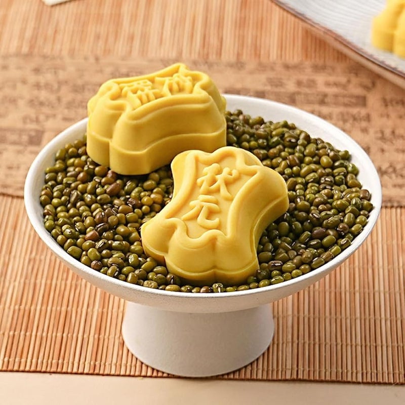 50g Clear Pattern Mold For Chinese Pastries Bean Paste Cakes Dessert Cooking Lover Cookie Press - Image 5