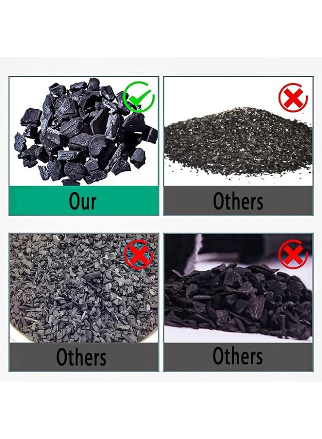 6 Packs Natural Activated Bamboo Charcoal Bags, 100g Charcoal Shoe Deodorizer Bags, Shoe Odor Eliminator, Charcoal Air Purifying Bags, Activated Charcoal Odor Absorber for Gym Bag, Car, Pet, Closet (6) - Image 5