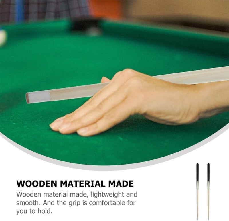 عصي بلياردو خشبية قصيرة للأطفال والتدريب 48 سم - Image 2