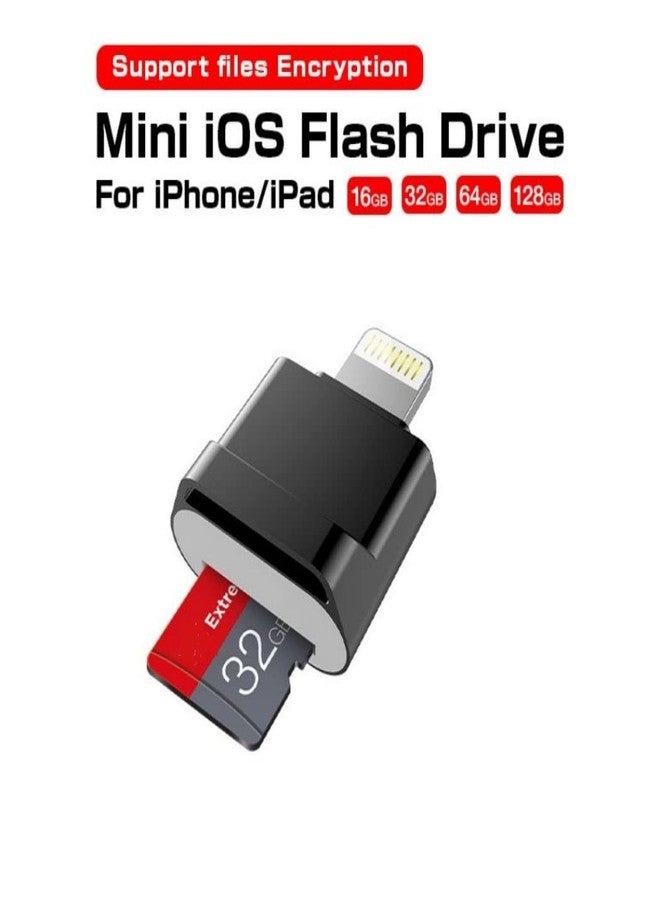 DesofIcon [Apple MFi Certified] Micro SD Card Reader for iPhone iPad,Lightning to Micro SD/TF Card Reader Viewer Adapter Memory Card Reading for iPhone 14/13/12/Pro Max/11/X/XR/8 Support iOS 14 15 16 17 System - Image 5