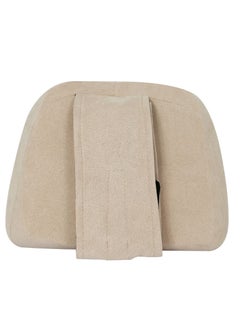 AGC Memory Foam Car Headrest Pillow Ergonomic Neck Support Cushion for Driving & Travel - Breathable Fabric, Adjustable Strap, Universal Fit for Cars, Office Chairs & Home HC-1012 Beige - pzsku/Z1E91F4824B33328D81CBZ/45/1741168367/176b71fe-a337-41fe-9525-b8907d7d05c1