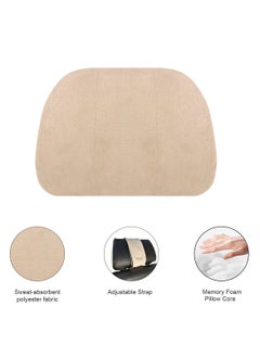 AGC Memory Foam Car Headrest Pillow Ergonomic Neck Support Cushion for Driving & Travel - Breathable Fabric, Adjustable Strap, Universal Fit for Cars, Office Chairs & Home HC-1012 Beige - pzsku/Z1E91F4824B33328D81CBZ/45/1741168403/6eecf378-672c-4c02-9178-00a55ce8ee93