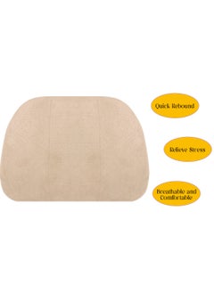 AGC Memory Foam Car Headrest Pillow Ergonomic Neck Support Cushion for Driving & Travel - Breathable Fabric, Adjustable Strap, Universal Fit for Cars, Office Chairs & Home HC-1012 Beige - pzsku/Z1E91F4824B33328D81CBZ/45/1741168413/cb72458e-4ac0-46f5-8eae-1423fa3f5a75