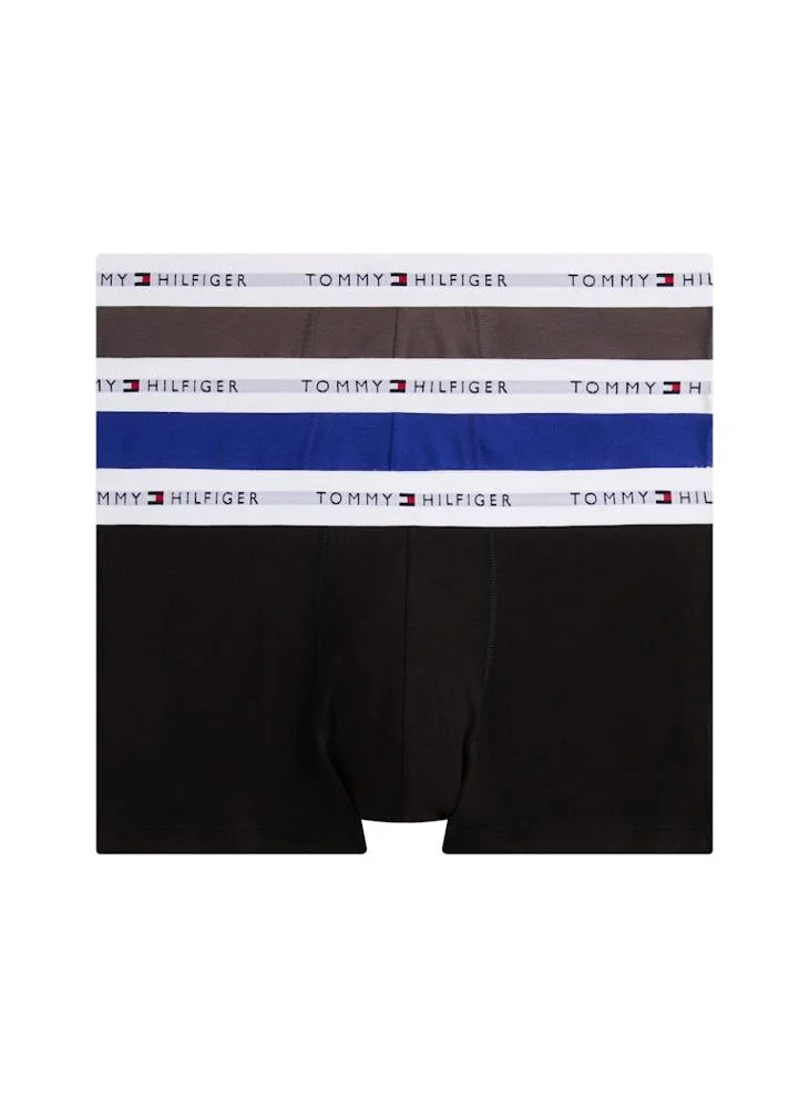 تومي هيلفيغر مجموعة سروال داخلي بشعار على الحزام مكونة من 3 قطع