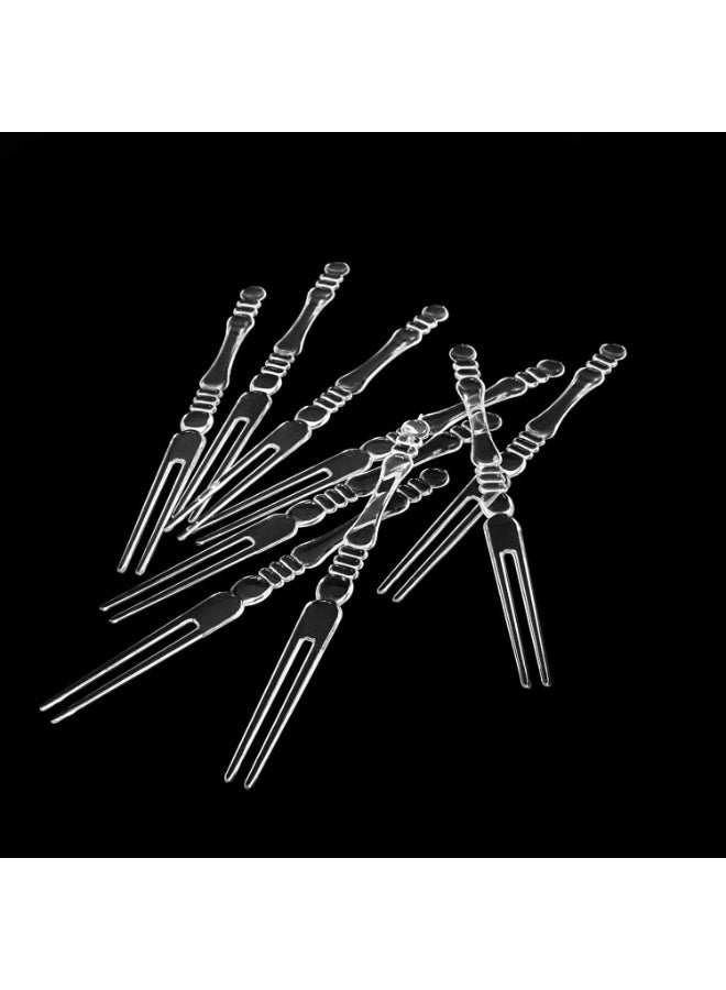 Acrylic fruit and dessert forks: small, elegant forks specially designed - Image 5