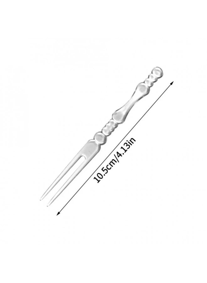 Acrylic fruit and dessert forks: small, elegant forks specially designed - Image 2