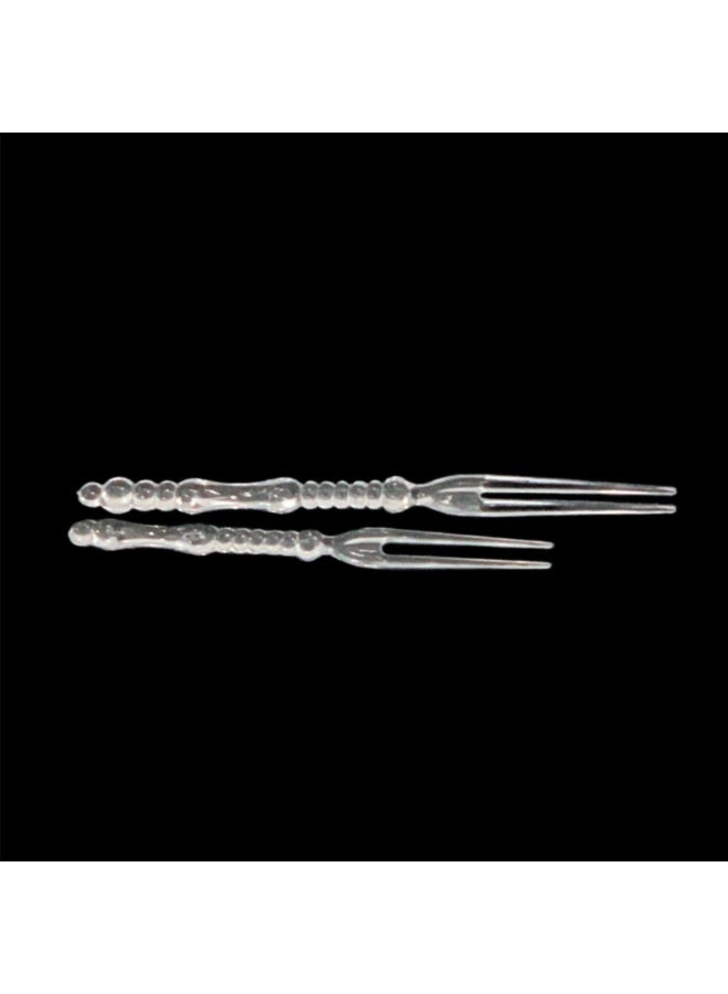 Acrylic fruit and dessert forks: small, elegant forks specially designed - Image 4