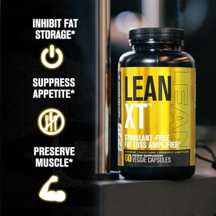 Jacked Factory Lean-XT Caffeine Free Fat Burner - Non Stim Weight Loss Supplement, Appetite Suppressant & Metabolism Booster | Acetyl L-Carnitine, Green Tea Extract, Forskolin - 60 Natural Diet Pills - Image 3