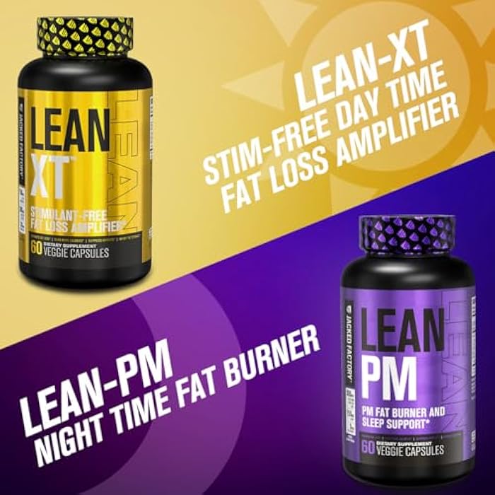 Jacked Factory Lean-XT Caffeine Free Fat Burner - Non Stim Weight Loss Supplement, Appetite Suppressant & Metabolism Booster | Acetyl L-Carnitine, Green Tea Extract, Forskolin - 60 Natural Diet Pills - Image 5