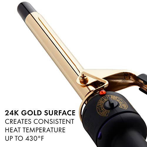 Hot Tools Pro Artist 24K Gold Curling Iron | Long Lasting, Defined Curls (5/8 in) - Image 3