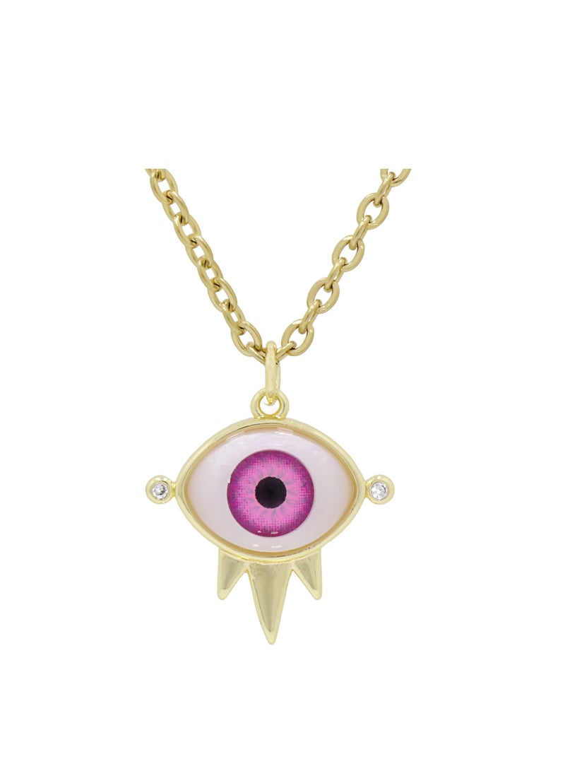 Fashionbox Salama Pink Eye Necklace