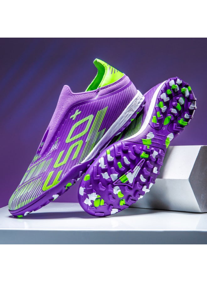 High-end Turf Football Shoes For Boys, Girls, And Adults, Breathable And Anti-slip Training Shoes, Long Studs Professional Sports Shoes