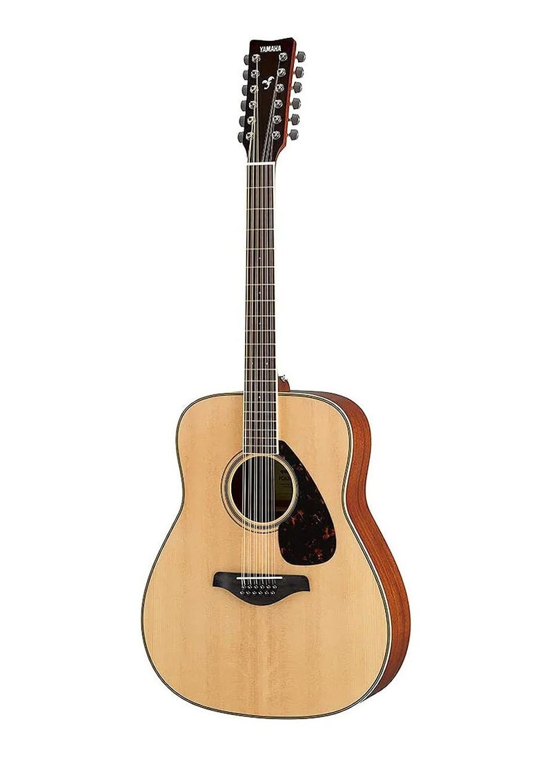 YAMAHA Yamaha FG820-12 12-string Acoustic Guitar - Natural  - Image 1