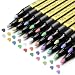 JR.WHITE JRWHITE Metallic Paint Markers 20 Colors Paint Pen Craft Markers for Art Rock Painting Photo Albums Scrapbooking Black Paper Mug Wood Easter Eggs Drawing Adult Art Supplies - Image 2