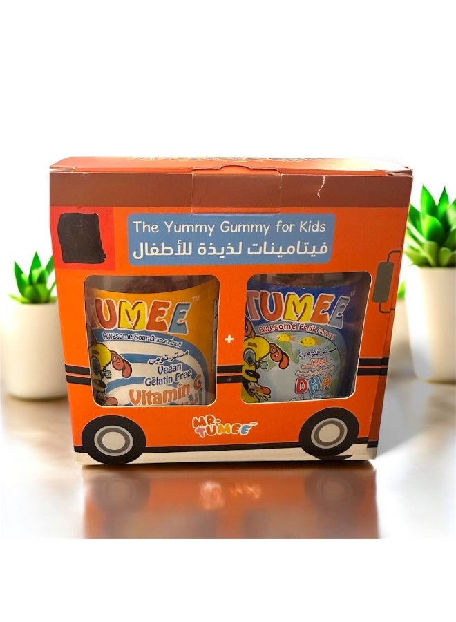 MR.TUMEE Children's immune-boosting nutritional supplement: Omega-3 + Vitamin C