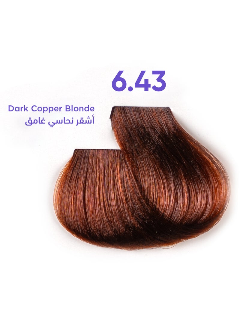 وان بي - صبغة الشعر تريس تونز من 1B المعززة بالتيروسين أشقر نحاسي غامق (6.43) 100 مل - Image 1