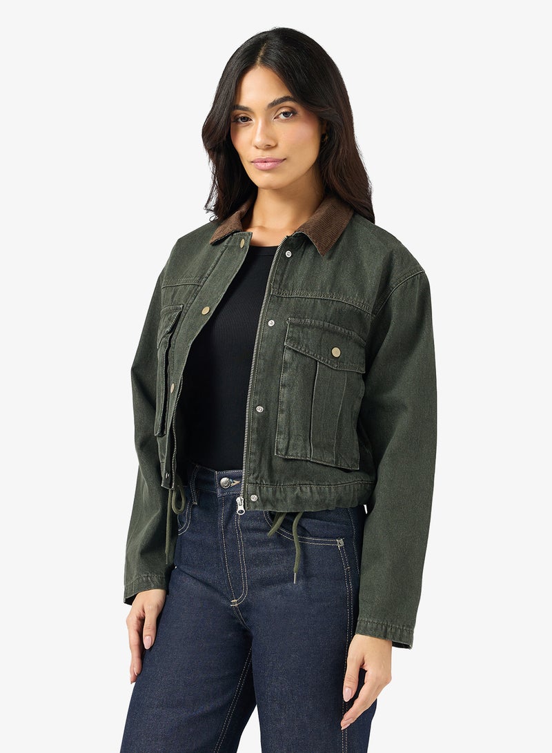 VERO MODA Vmsaylor Long Sleeve Denim Jacket - Image 1