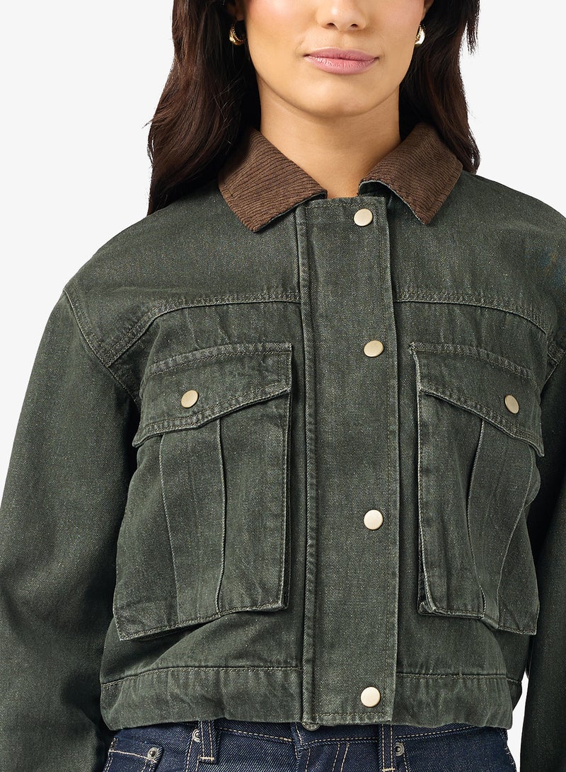 VERO MODA Vmsaylor Long Sleeve Denim Jacket - Image 3