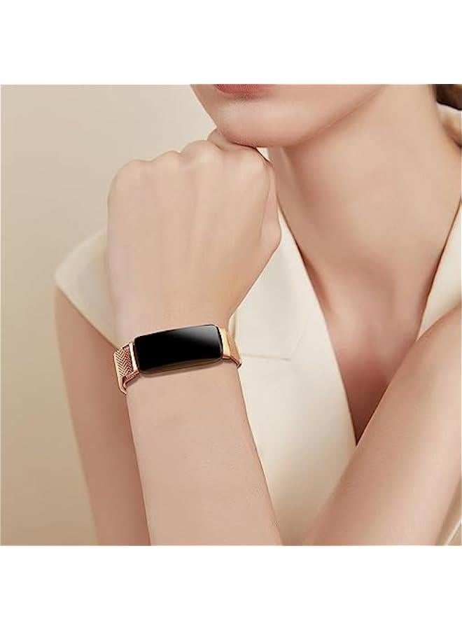 Metal Bands Compatible with Fitbit Inspire 2/Inspire HR/Inspire, Wristband Mesh Bracelet Replacement Strap for Fitbit Inspire 2/Inspire HR/Fitbit Inspire - Image 3