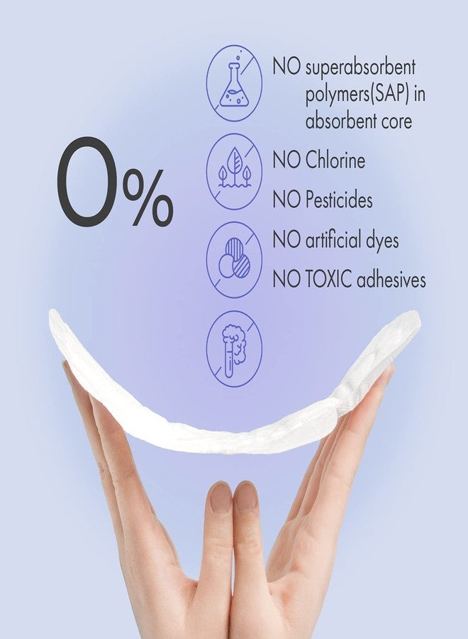 Tinkle Eco-Luxe Heavy Flow Sanitary Pads for Women, XXL 24 Pads, Extra Absorb, Organic Cotton Pads for Women, Rash Free, Wider Back & Extra Long Length Pads for Women, Ultra Thin Pads with Wings - Image 5