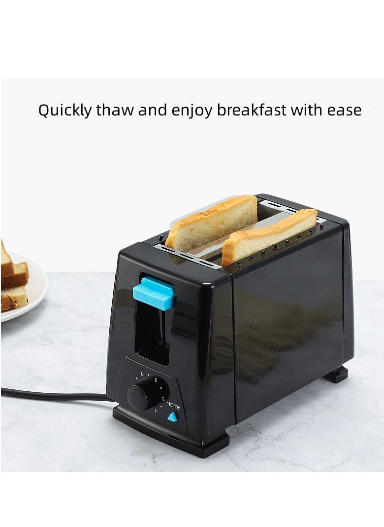M MIAOYAN - Toaster, toaster driver, toaster, fast breakfast, double-sided baking, widened baking trough, multiple adjustable sandwich breakfast machine - Image 1