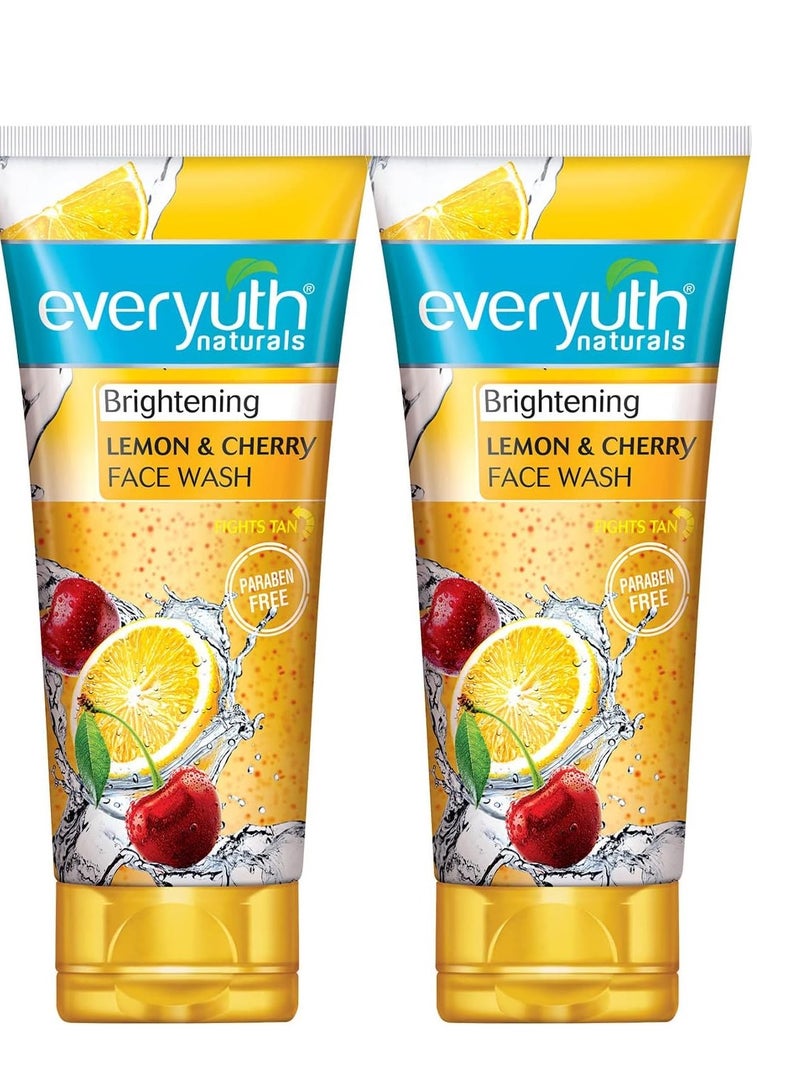 Everyuth Naturals غسول وجه ليمون الكرز من إيفريوث 150غ عرض 1+1 - Image 1