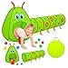 Kiddey Store Kiddey Caterpillar Kids Play Tunnel  Tent  Toddler Crawl Tunnel  Play Tent PopUp IndoorOutdoor Ball Pit Playset Balls Not Included Folds Flat for Storage - Image 4