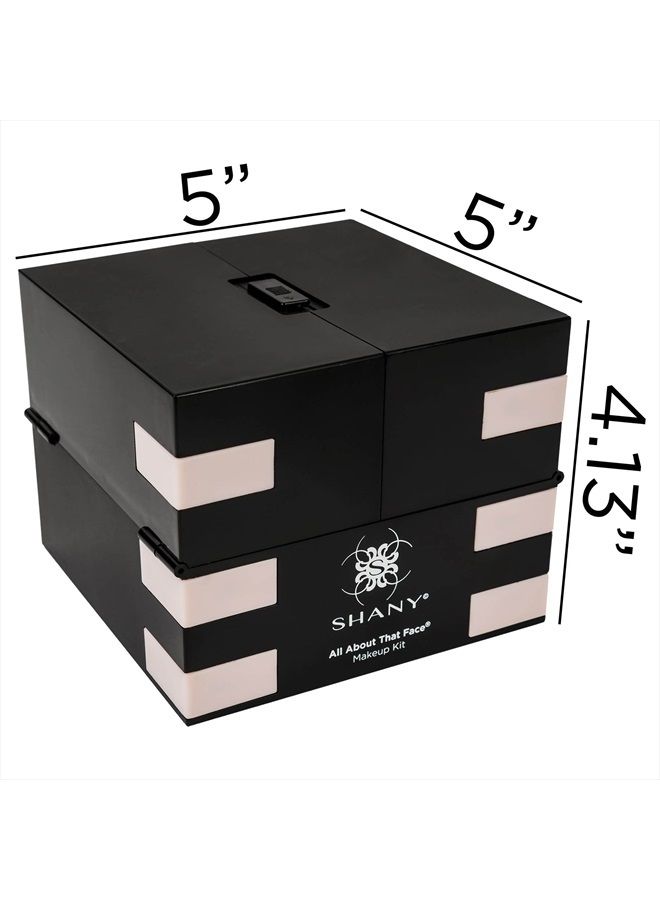 Shany 'All About That Face' Makeup Kit - All in one Makeup Kit - Eye Shadows, Lip Colors & More. - Image 4