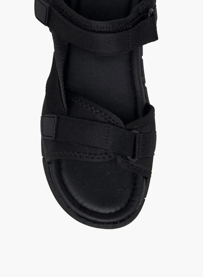 LBL By Shoexpress BLACK Boys Hook & Loop Sandals for Men | Best Price UAE
