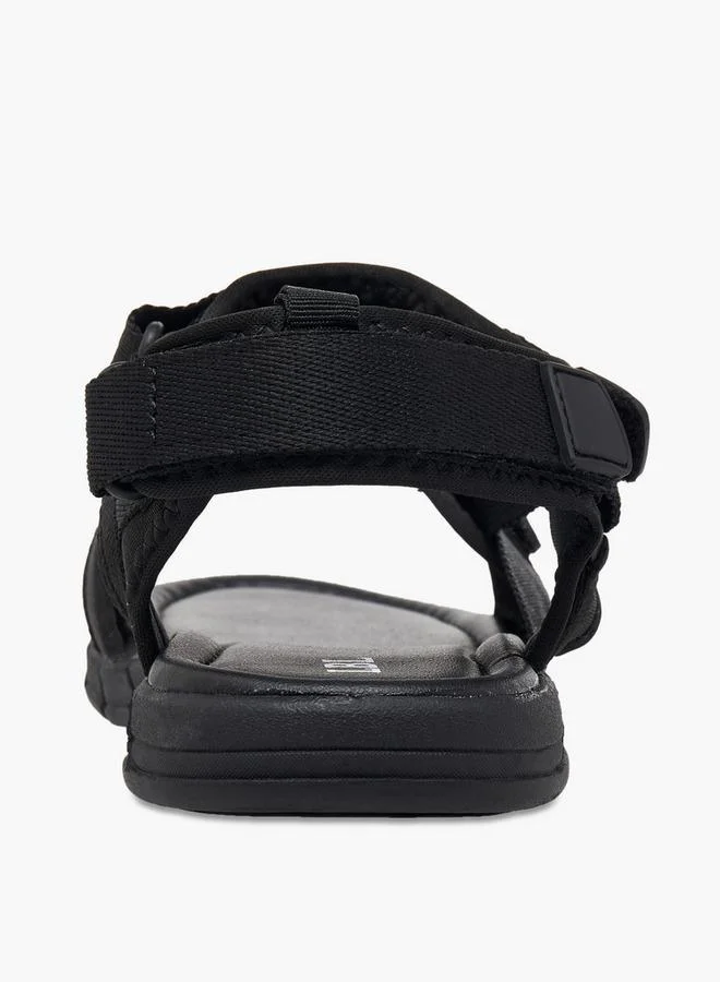LBL By Shoexpress BLACK Boys Hook & Loop Sandals for Men | Best Price UAE