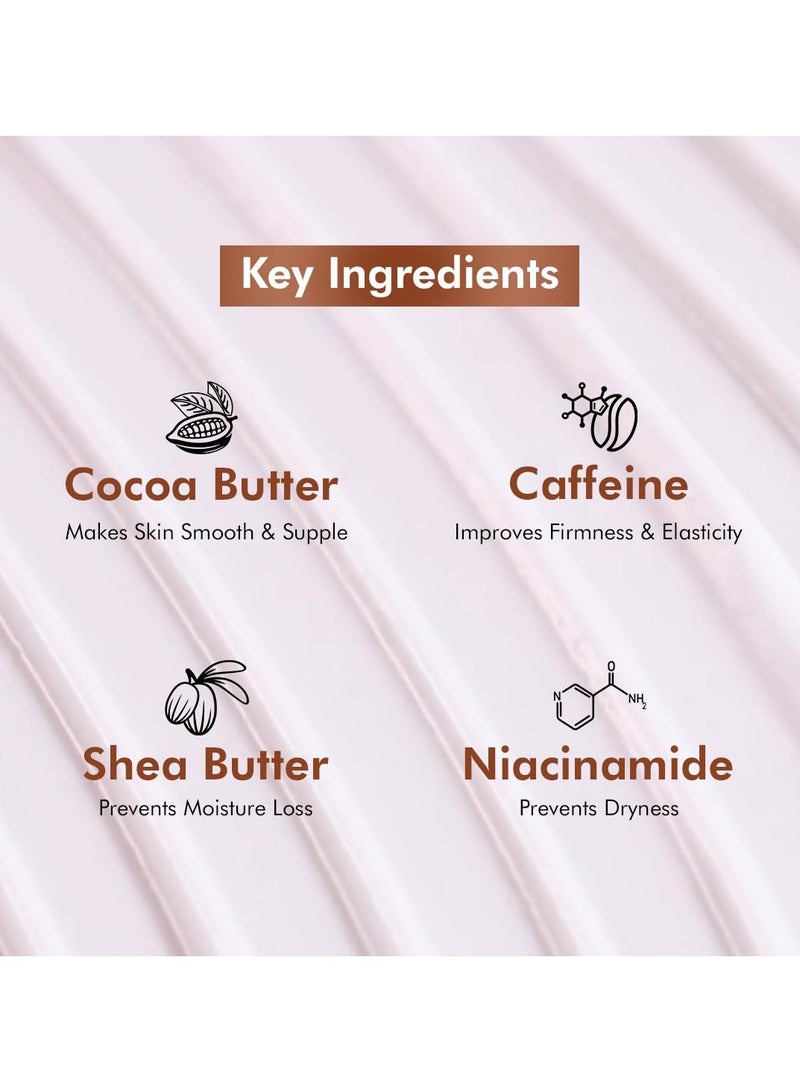 إم كافيين لوشن الجسم سمر بريز المعطر للجسم | نياسيناميد وزبدة الكاكاو وزبدة الشيا لترطيب عميق | خفيف الوزن وغير لزج | عطر أكوا المنعش الشاطئي | لوشن الجسم للبشرة الجافة - 300 مل - Image 4