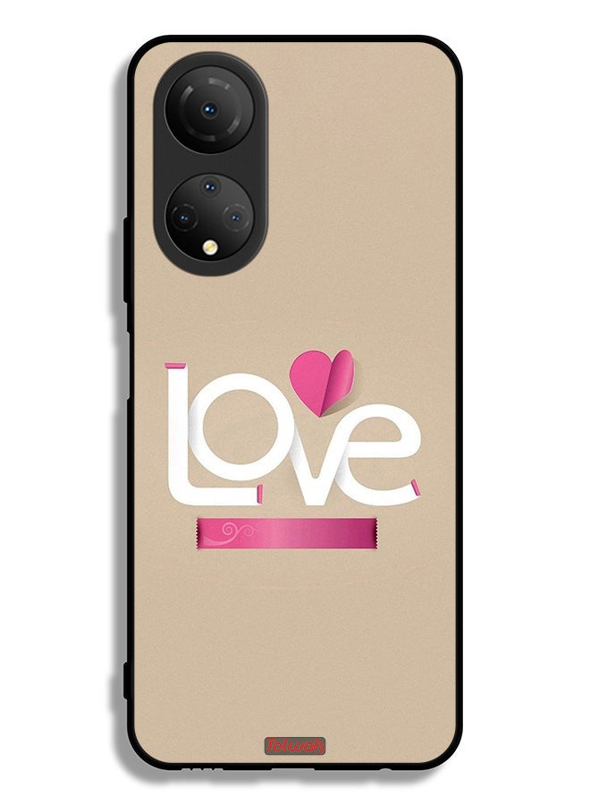 Tolwak Honor X7 Protective Case Cover Love Art - Image 2