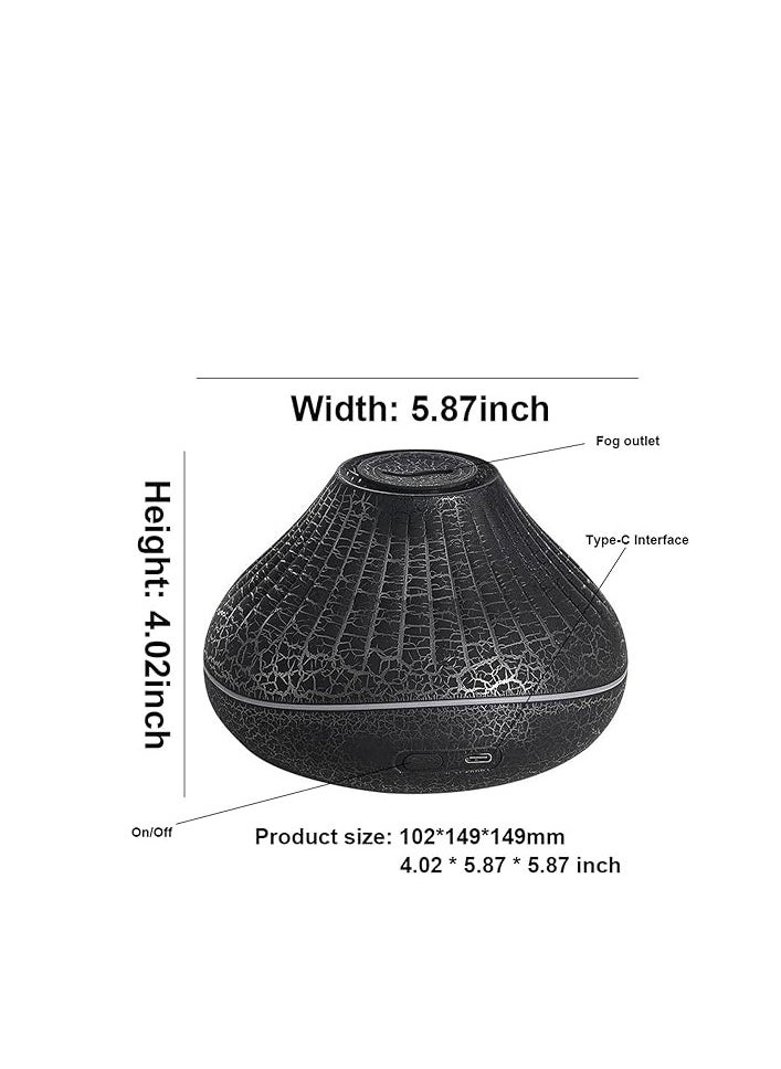 JoyousSto Volcano Diffuser, Flame Essential Oil Diffuser, Ultrasonic Air Humidifier, Aromatherapy Diffuser, Aromatherapy Diffuser for Home, Bedroom, Office, Yoga and Waterless Automatic Shutoff 160ml  - Image 5