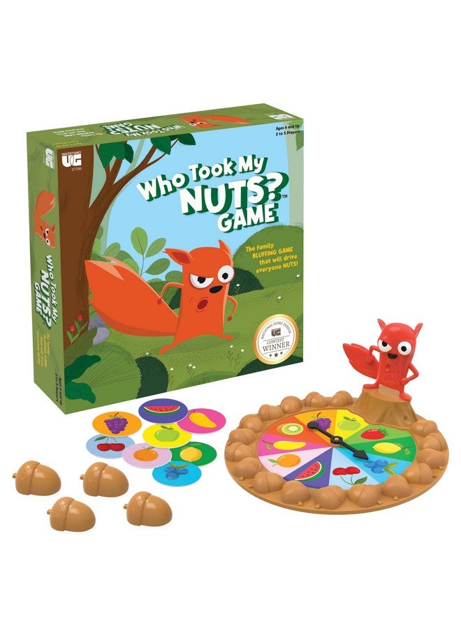 University Games, Who Took My Nuts? Family Bluffing Game, Ages 6+, Trade Fruit, Outsmart Friends & Collect Acorns - Fast, Fun Game for Family Nights & Gatherings - Image 1