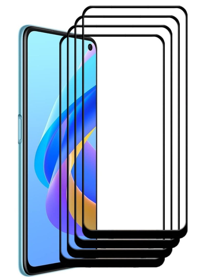 ACLIX 4 Pieces Antistatic ESD Dustproof Premium Quality High Definition Tempered Glass Screen Protector Designed For Oppo A76 - Image 1