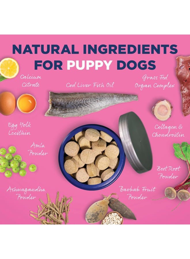 Vetericyn All-in 1 Multifunctional Puppy Supplement | Digestive Enzymes + Antioxidant Immune Support for Puppies + Vitamins, Minerals, Prebiotics, Probiotics, and Omegas. 90 Count - Image 4