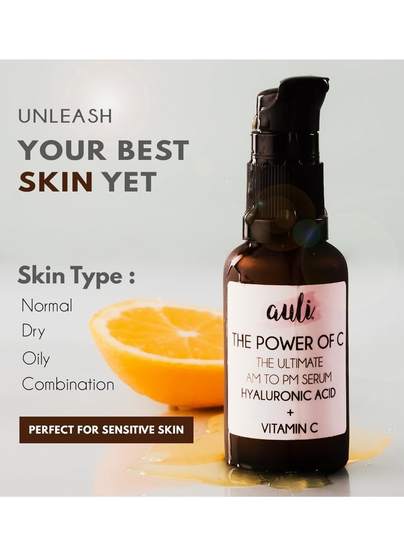 AULI LIFESTYLE Auli Vitamin C 7% Hyaluronic Acid 7% Serum 30ML - Image 3