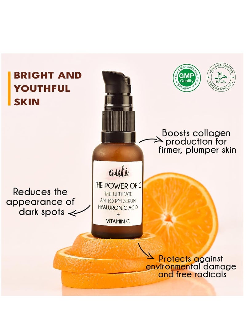 AULI LIFESTYLE Auli Vitamin C 7% Hyaluronic Acid 7% Serum 30ML - Image 2