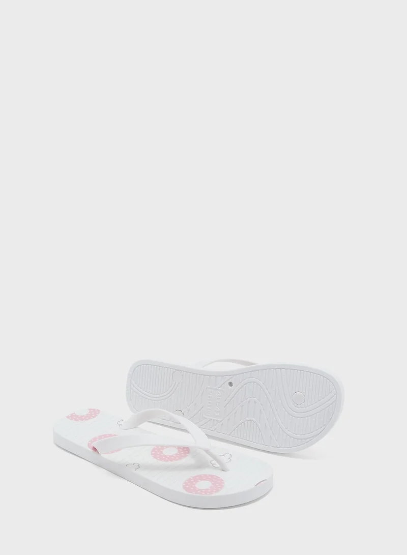 Ginger Ladies Cloud Print Flip Flop