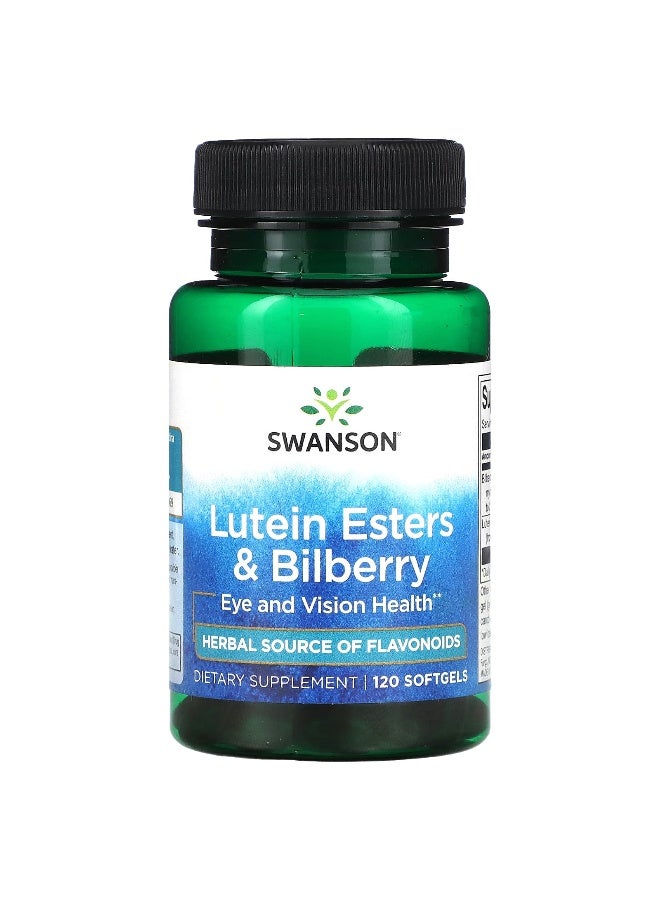 SWANSON سوانسون، استرات اللوتين والتوت البري، 120 كبسولة لينة - Image 1