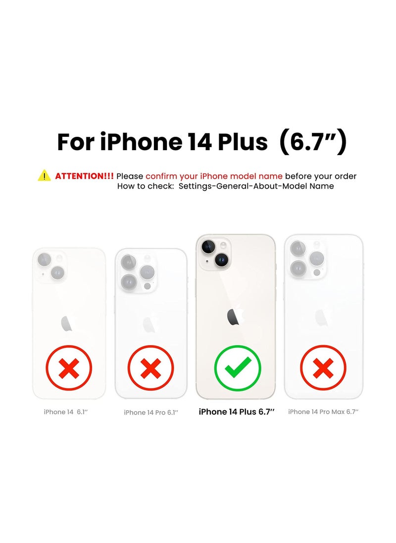 Delivus - iPhone 14 Plus Case Silicone Cover Soft Liquid Gel Rubber Cover Anti-Scratch Anti-Fingerprint Anti-Drop (Green) - Image 1