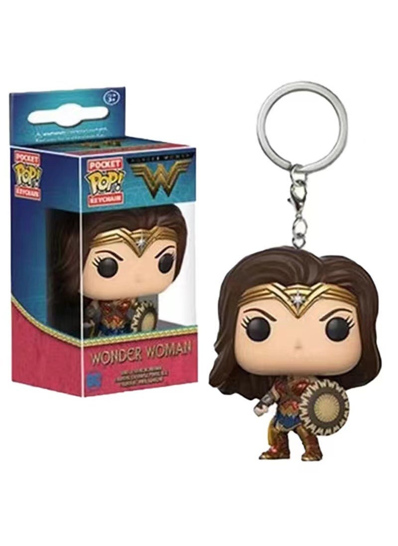 Arabest Funko Special Price Avengers Foreign Trade Toy Pendant Avengers Peripheral POP Keychain Magic woman 