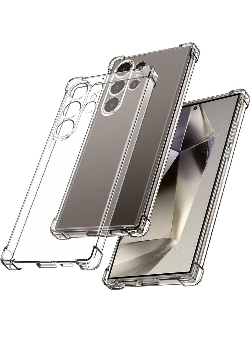 Houmt Samsung Galaxy S24 Ultra Case Transparent Anti-Yellowing Anti-Scratch Galaxy S24 Ultra Cover Slim Thin Camera Protection Phone Case for Galaxy S24 Ultra 6.8 inch  - Image 1